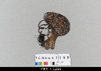 藏品(中國湖北皮影戲偶頭-生)的圖片